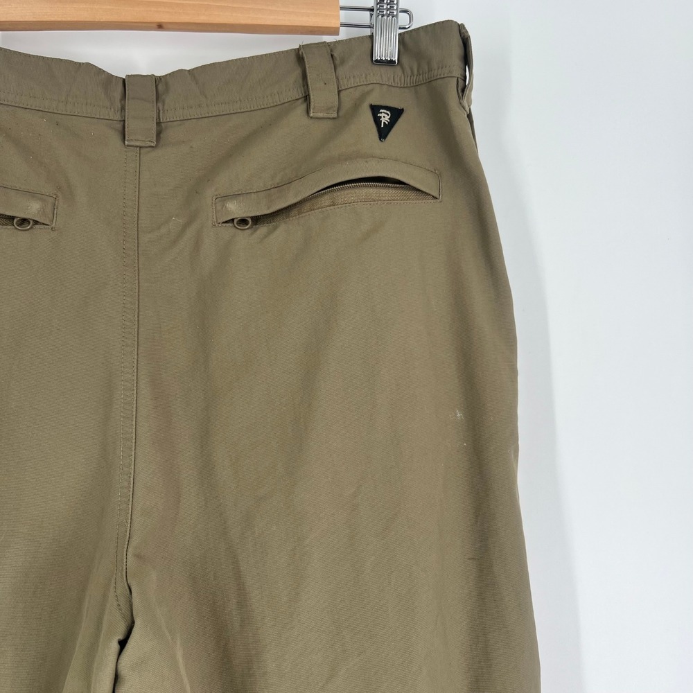 RailRiders Mens Size 36 Nylon Hiking Pants Khaki Brown Straight Leg - Picture 11 of 13